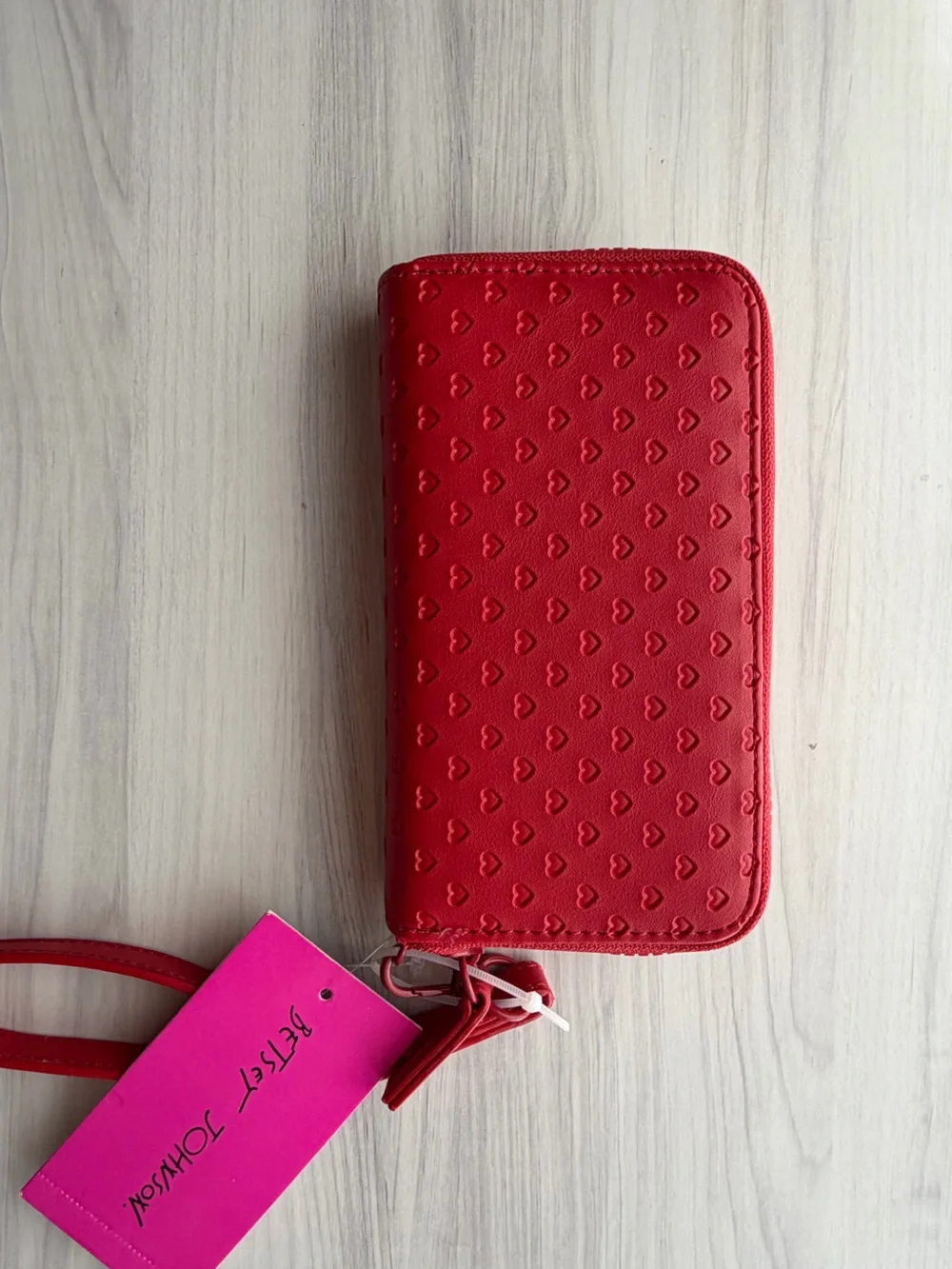 Betsey Johnson sleek wristlet